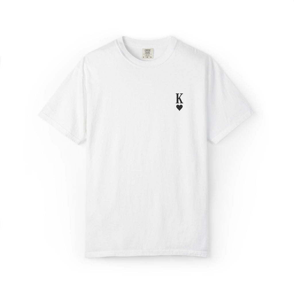 T-Shirt - Embroidered King of Hearts